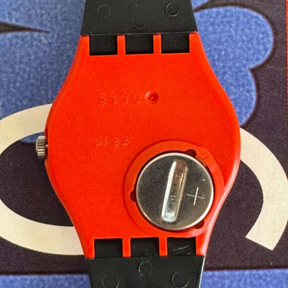 Swatch watch DOTCHAIR GR115 1993 Standard Gents New Old stock - Picture 3 of 4